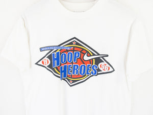 VINTAGE 1996 NIKE HOOP HEROS GRAPHIC T SHIRT - S