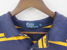 Load image into Gallery viewer, VINTAGE RALPH LAUREN STRIPED POLO SHIRT - XL
