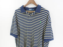 Load image into Gallery viewer, VINTAGE RALPH LAUREN STRIPED POLO SHIRT - XL
