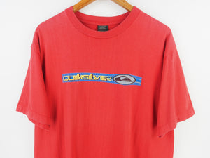 VINTAGE QUIKSILVER GRAPHIC T SHIRT - XL