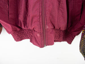 VINTAGE NIKE FSU SEMINOLES PATTERN PADDED JACKET - S