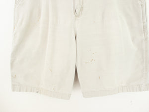 VINTAGE CARHARTT DISTRESSED CARPENTER SHORTS - 34'