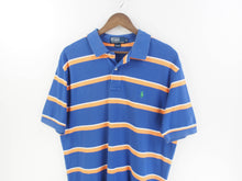 Load image into Gallery viewer, VINTAGE RALPH LAUREN STRIPED POLO SHIRT - XL

