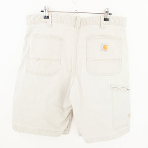 VINTAGE CARHARTT DISTRESSED CARPENTER SHORTS - 34'