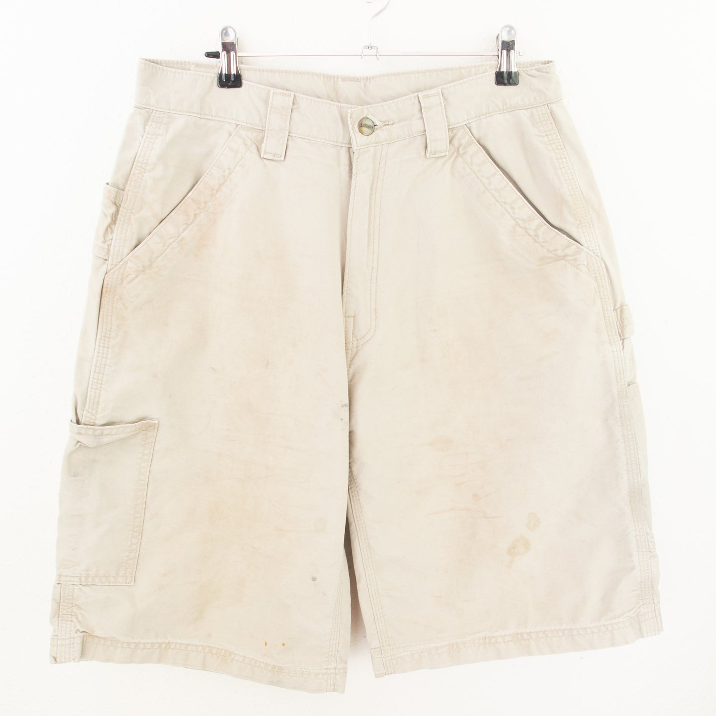 VINTAGE CARHARTT BAGGY CARPENTER SHORTS - 32'