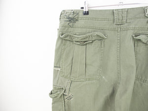 VINTAGE QUIKSILVER Y2K BAGGY CARGO SHORTS - 36'