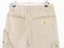 Load image into Gallery viewer, VINTAGE CARHARTT DISTRESSED LONG CARGO SHORTS - 28/30&#39;
