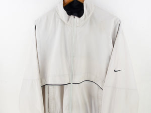 VINTAGE NIKE GOLF SWOOSH LINED WINDBREAKER - M/L