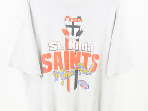 VINTAGE 1997 ST KILDA GRAND FINAL DOUBLE SIDED T SHIRT - XL