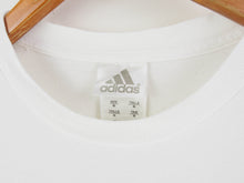 Load image into Gallery viewer, VINTAGE ADIDAS OLD ENGLISH PUFF PRINT T SHIRT - L
