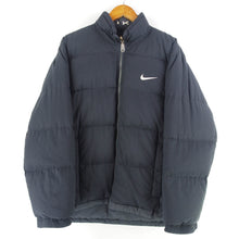 Load image into Gallery viewer, VINTAGE NIKE SPELLOUT REVERSIBLE PUFFER JACKET - M/L
