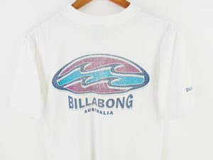 VINTAGE RARE BILLABONG GRAPHIC T SHIRT - WMNS M