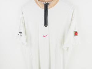 VINTAGE RARE NIKE CHALLENGE COURT 1/4 T SHIRT - L
