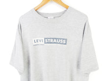 Load image into Gallery viewer, VINTAGE LEVI JEANS BOX LOGO T SHIRT - XL
