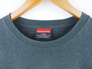 VINTAGE QUIKSILVER BOX LOGO T SHIRT - M/L