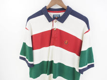 Load image into Gallery viewer, VINTAGE CHAPS RALPH LAUREN STRIPED POLO SHIRT - L/XL
