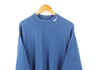 VINTAGE NIKE SWOOSH MOCKNECK - L