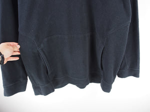 VINTAGE NIKE EMBROIDERED FLEECE HOODIE - XXL