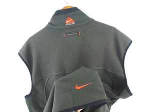 VINTAGE NIKE ACG EMBROIDERED FLEECE VEST - XL