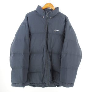 VINTAGE NIKE BIG SWOOSH PUFFER JACKET - XL