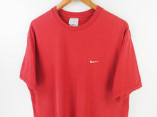 Load image into Gallery viewer, VINTAGE NIKE EMBROIDERED SWOOSH T SHIRT - L
