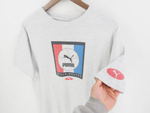 Load image into Gallery viewer, VINTAGE PUMA SOCCER GRAPHIC T SHIRT - M

