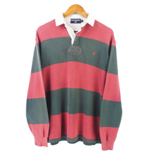 Load image into Gallery viewer, VINTAGE POLO SPORT STRIPED RUGBY JUMPER - L
