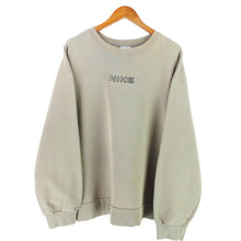 Load image into Gallery viewer, VINTAGE NIKE EMBROIDERED SPELLOUT CREWNECK - XL
