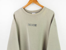 Load image into Gallery viewer, VINTAGE NIKE EMBROIDERED SPELLOUT CREWNECK - XL
