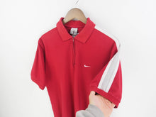 Load image into Gallery viewer, VINTAGE NIKE DETAILED 1/4 ZIP T SHIRT - M
