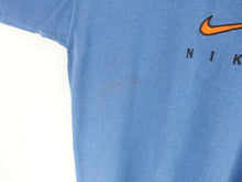 Load image into Gallery viewer, VINTAGE NIKE EMBROIDERED STRIPE T SHIRT - L
