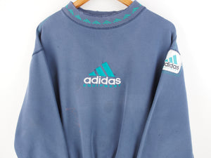 VINTAGE ADIDAS EQT MOCK CREWNECK - S