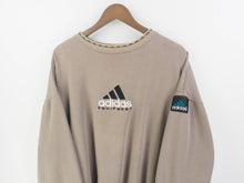 Load image into Gallery viewer, VINTAGE RARE ADIDAS EQT BROWN CREWNECK - L/XL
