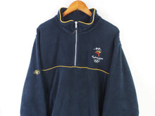 Load image into Gallery viewer, VINTAGE SYDNEY 2000 BACK LOGO FLEECE 1/4 ZIP - XL
