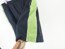 Load image into Gallery viewer, VINTAGE NIKE STRIPE SWOOSH SHORTS - L
