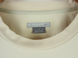 VINTAGE NIKE SWOOSH CREAM CREWNECK - XL