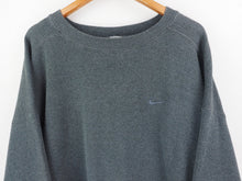 Load image into Gallery viewer, VINTAGE NIKE CHARCOAL SWOOSH CREWNECK - XXL
