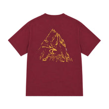 Load image into Gallery viewer, TRIAX 'RIVER' TECHNICAL T SHIRT - BURGUNDY
